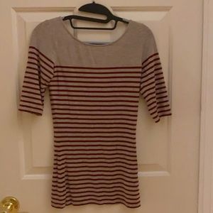 Club Monaco 1/2 long sleeve top size small